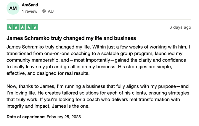 Trustpilot review by AmSand