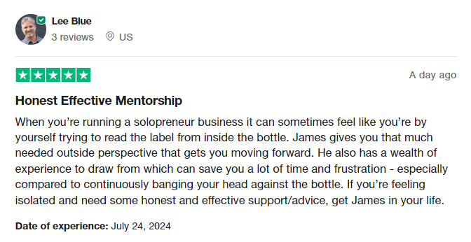 Trustpilot review by Lee Blue